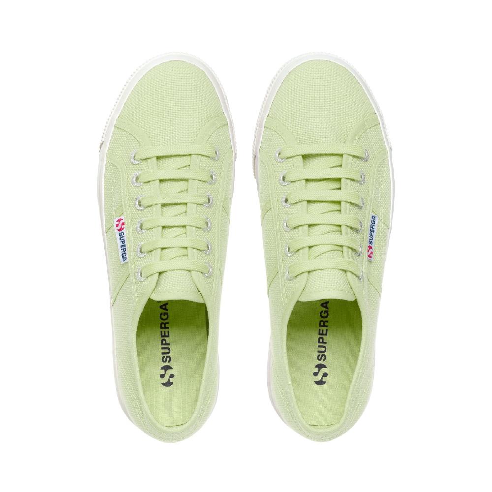 Superga 2790 PLATFORMGREEN PRIMROSE-F AVORIO Consegna Veloce