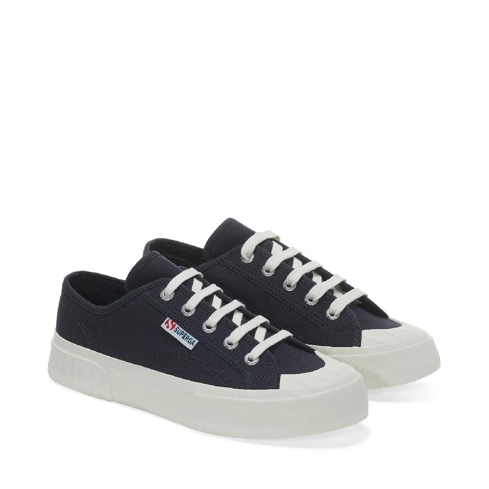 Superga 2630 STRIPEBLUE GREY DK-FAVORIO Offerta