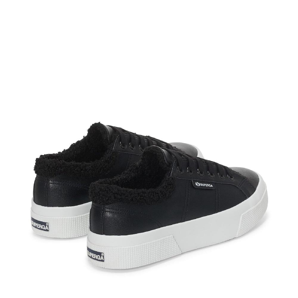 Superga 2740 PLATFORM VEGAN MATERIALBLACK 2025