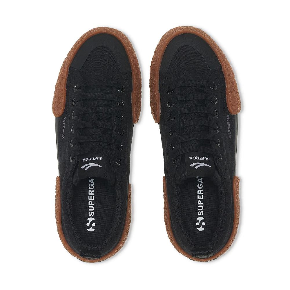 Superga 2660 STRIPE BIG BUMPERSBLACK-GUM Shopping online