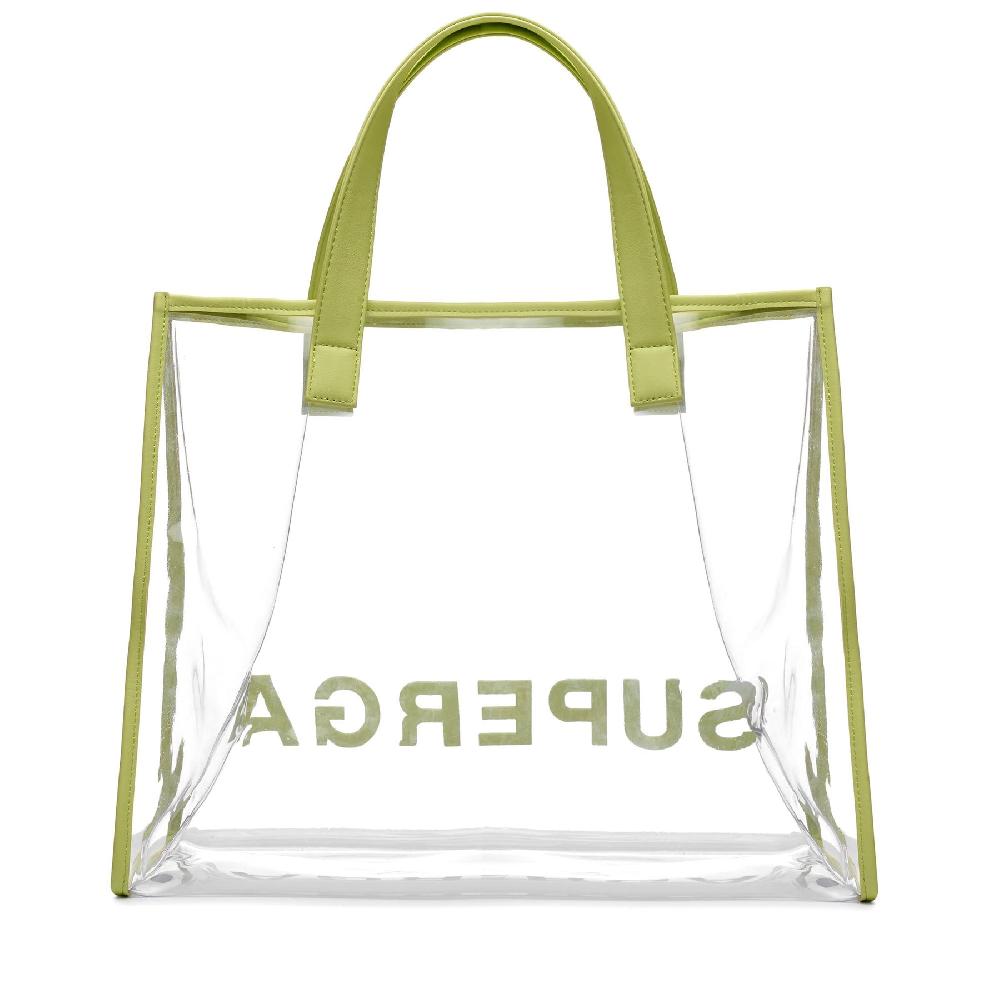 Superga TRANSPARENT SHOPPING BAGGREEN SUNNY LIME Offerta esclusiva