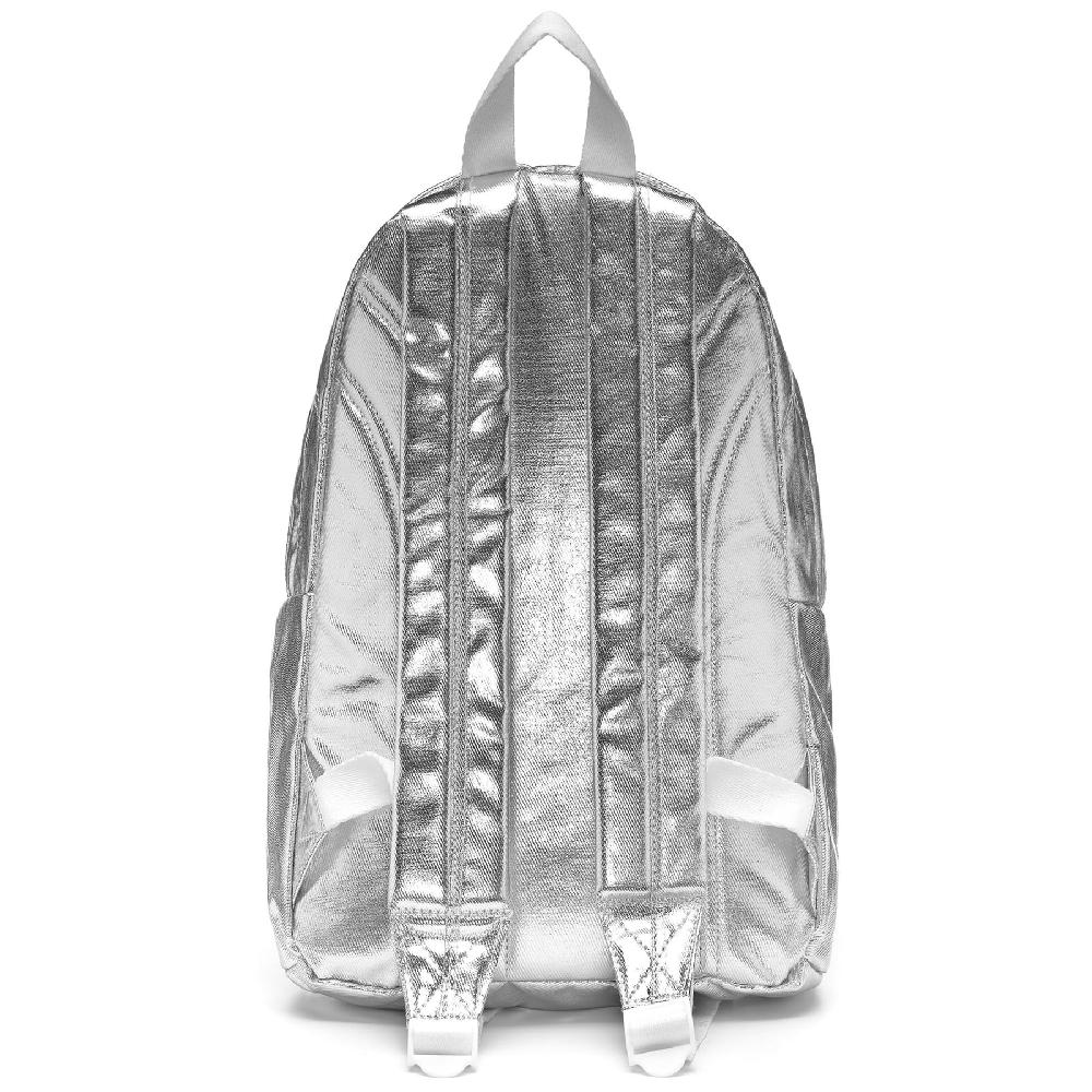 Superga MINI BACKPACK METALLICGREY SILVER Smaltimento dello stoccaggio
