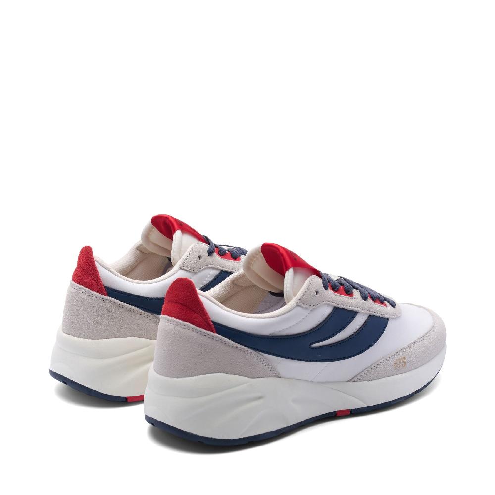 Superga 4089 TRAINING 9TS SLIMWHITE AVORIO-NAVY-RED Ultimi due giorni