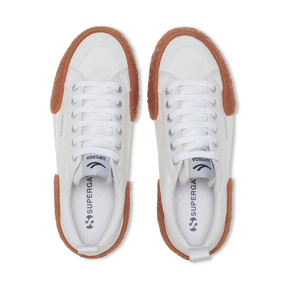 Superga 2660 STRIPE BIG BUMPERSWHITE-GUM Promozione temporanea