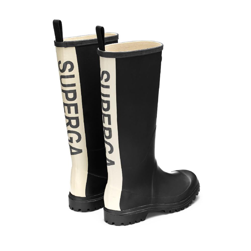 Superga 799 RUBBER BOOTS LETTERINGBLACK Fino al 55% di sconto