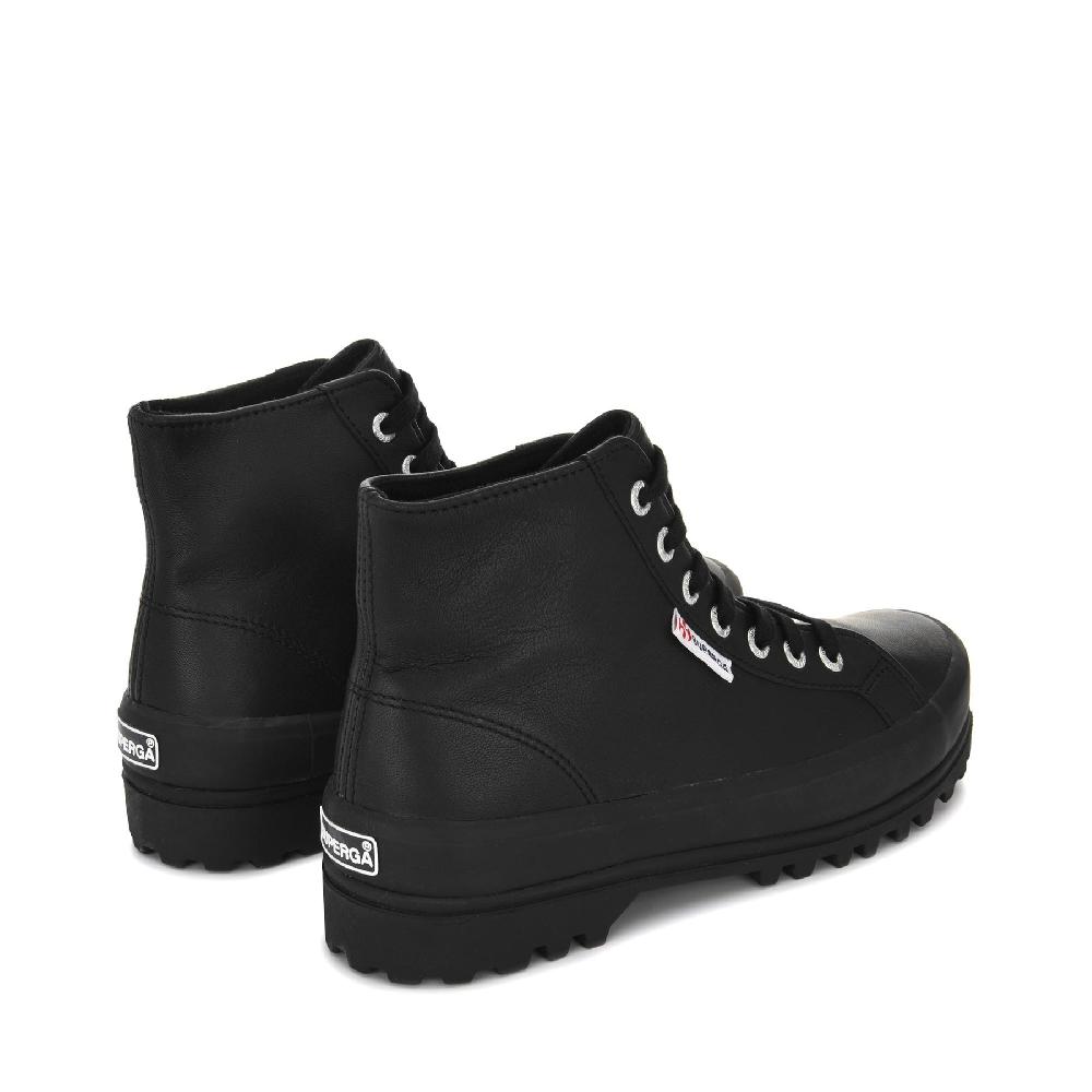 Superga 2341 ALPINA NAPPAFULL BLACK Enormi sconti