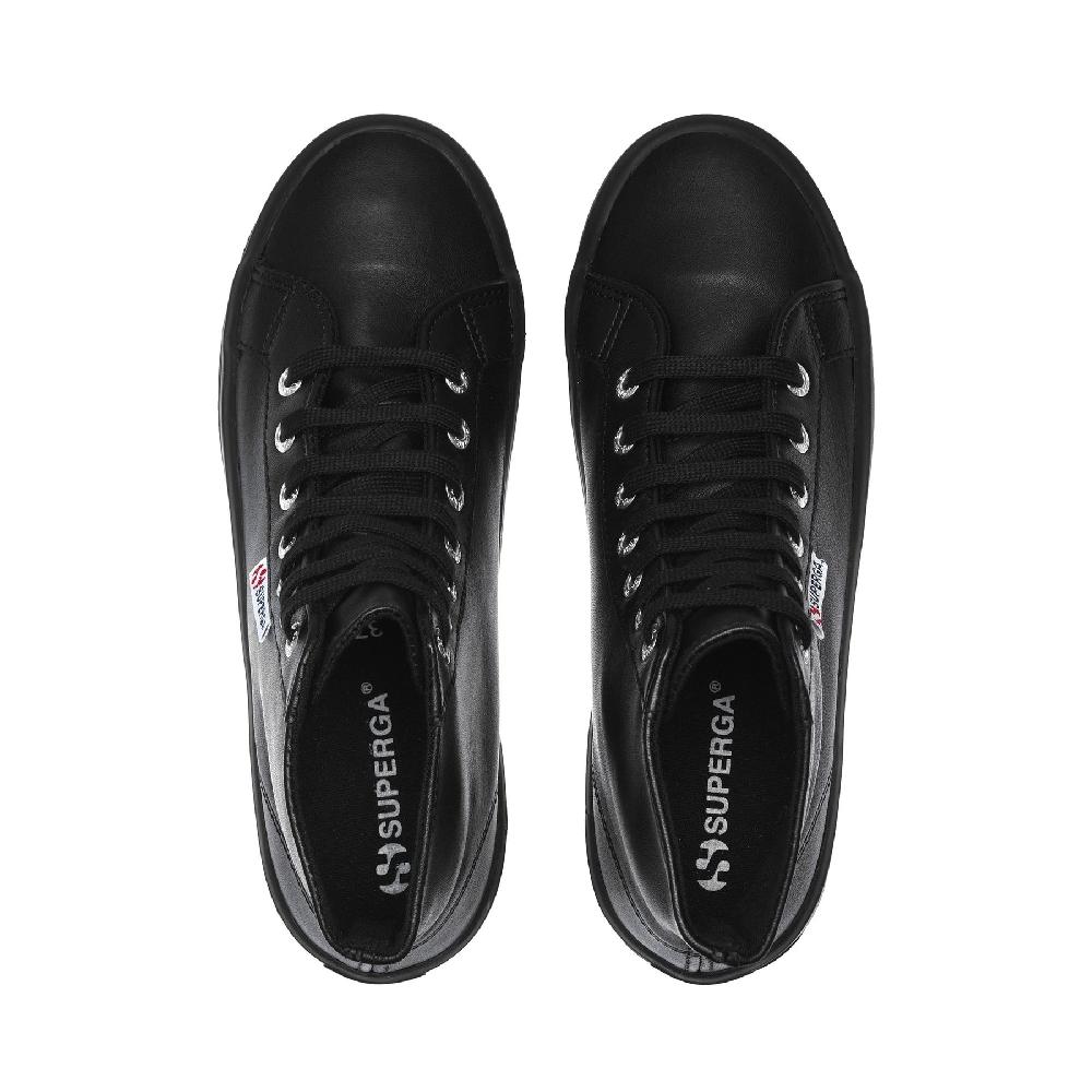 Superga 2341 ALPINA NAPPAFULL BLACK Enormi sconti
