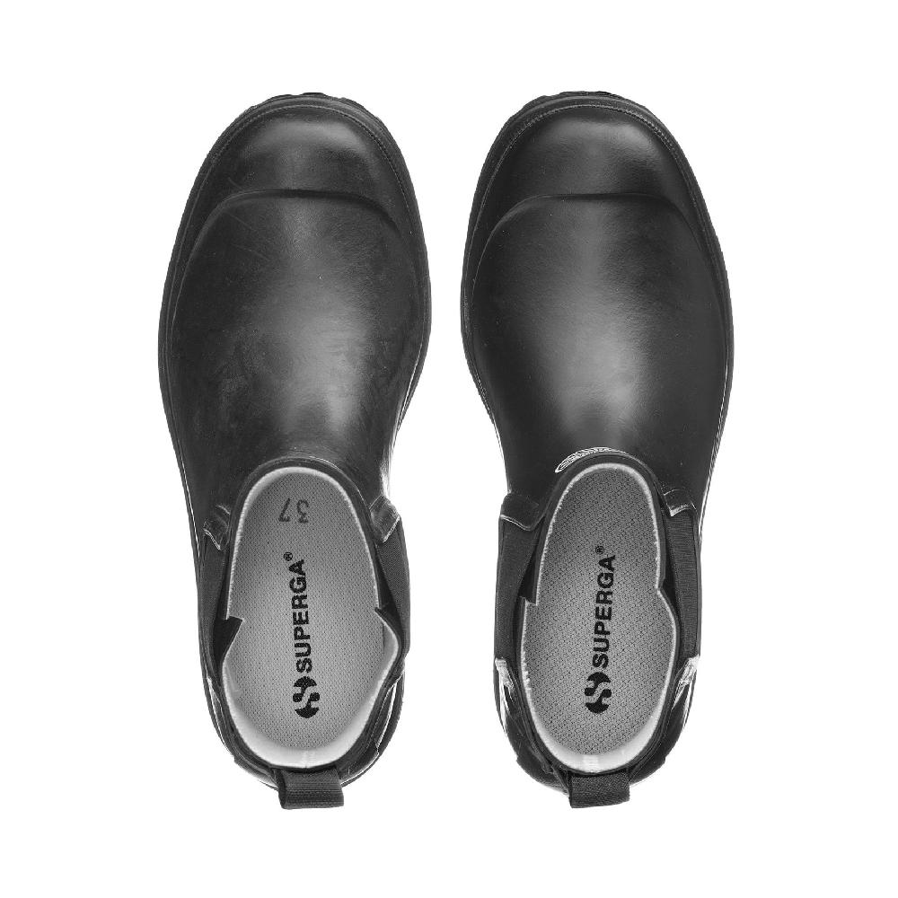 Superga 798 RUBBER BOOTSTOTAL BLACK Black Friday Prezzi