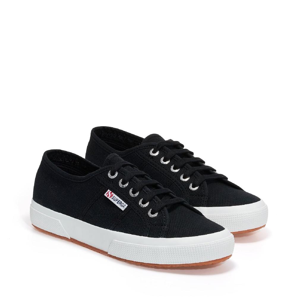 Superga 2750-COTU CLASSICBLACK-FWHITE Spedizione Gratuita