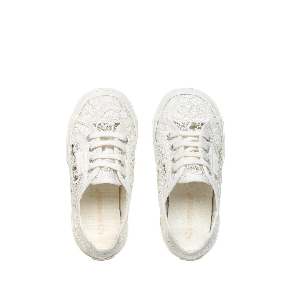 Superga 2750 KIDS MACRAMETOTAL WHITE AVORIO Offerta settimanale
