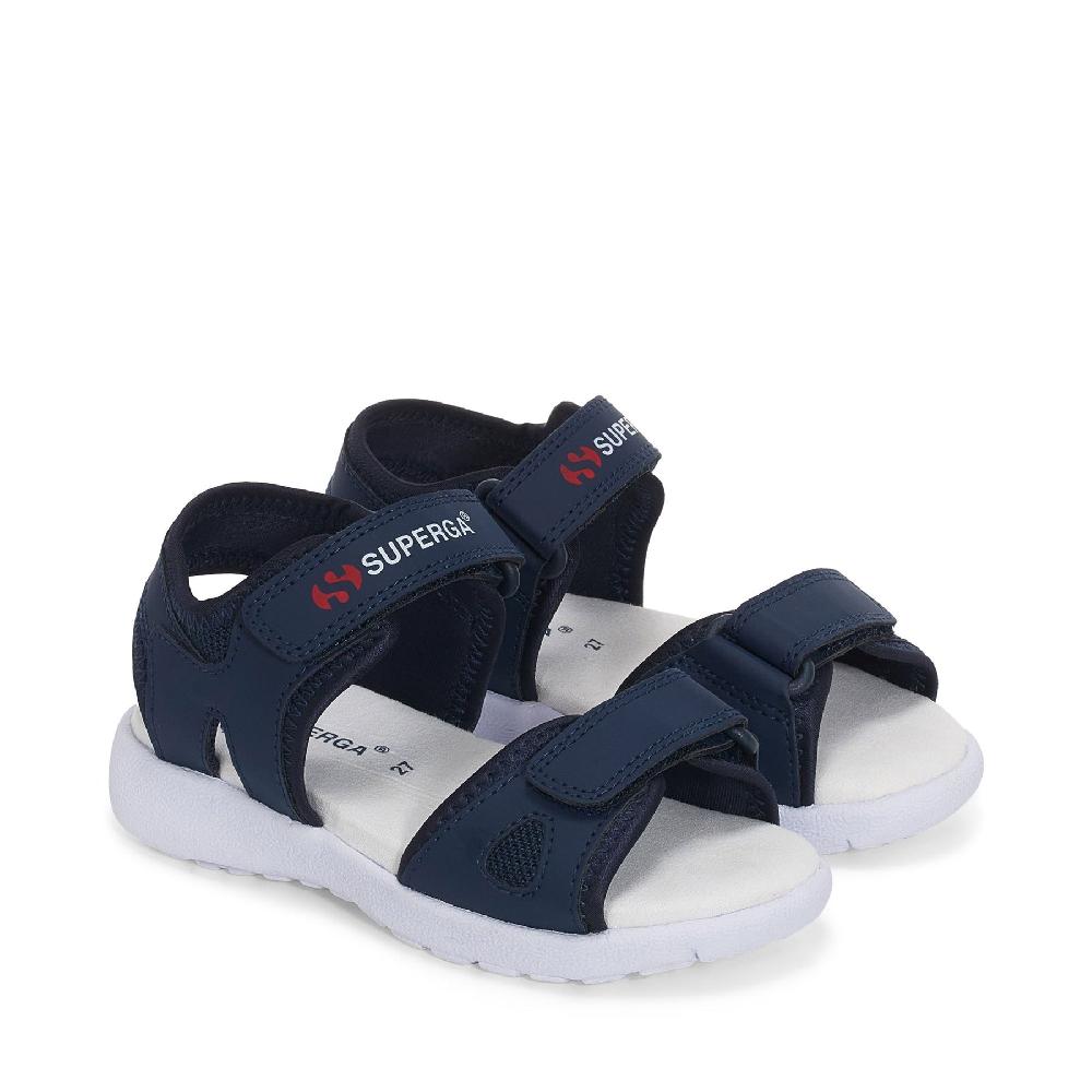 Superga 3999 KIDS SYNTHETIC MATERIALBLUE NAVY-WHITE Fino al 65% di sconto