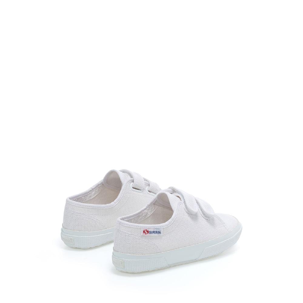 Superga 2725 STRAPS KIDSWHITE NUDE In Linea