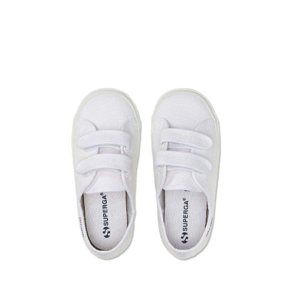 Superga 2725 STRAPS KIDSWHITE NUDE In Linea