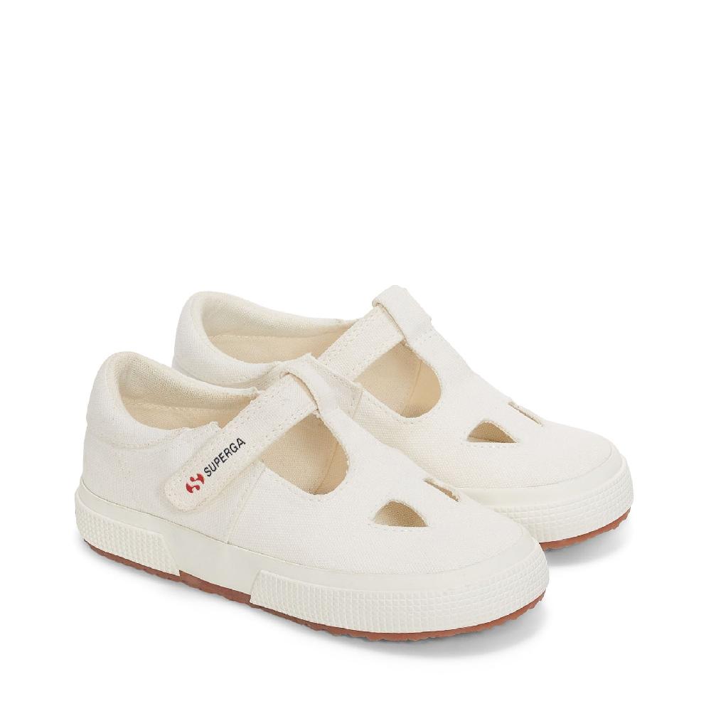 Superga 2662 KIDS COTTON EYESFULL WHITE AVORIO Consegna Veloce