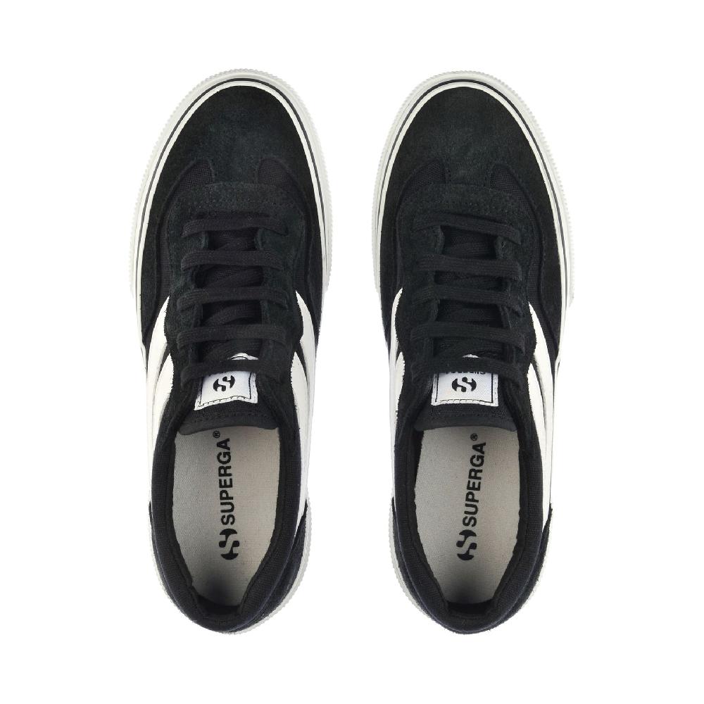 Superga 3041 REVOLLEY COLORBLOCK PLATFORMBLACK-WHITE Sottocosto