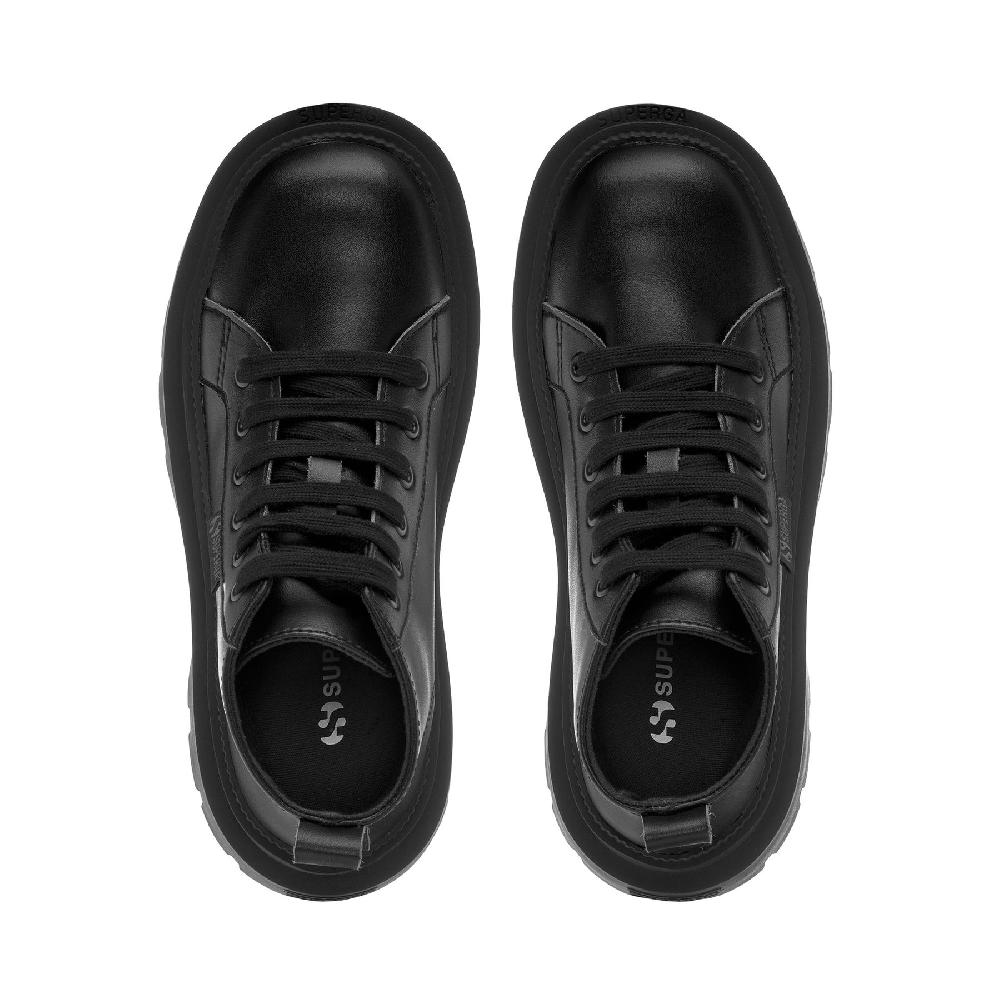 Superga 3052 ALPINA APEX MID VEGAN MATERIALTOTAL BLACK Convenienza