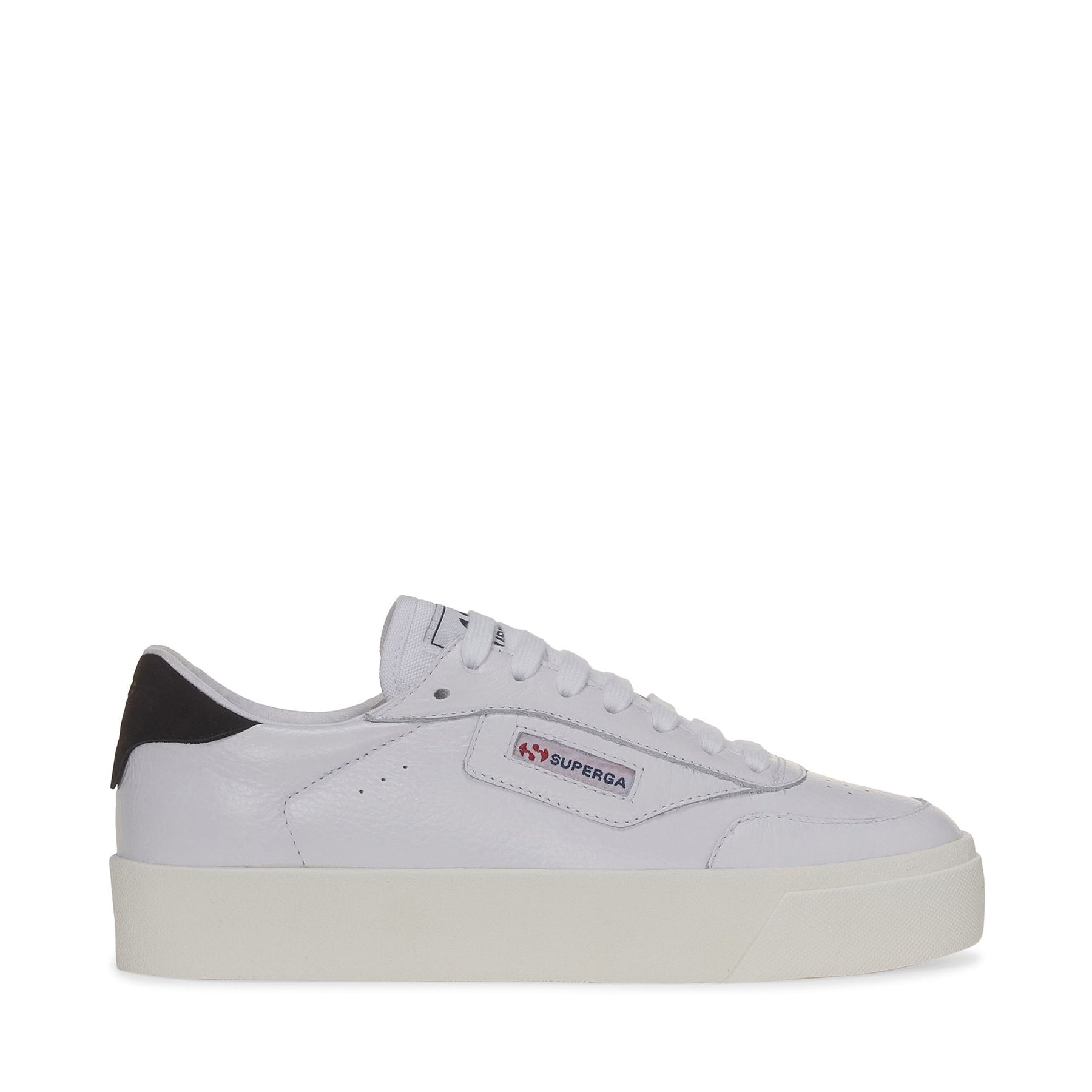 Superga 3854 COURT PLATFORMWHITE-BRISTOL BLACK-FAVORIO Economico