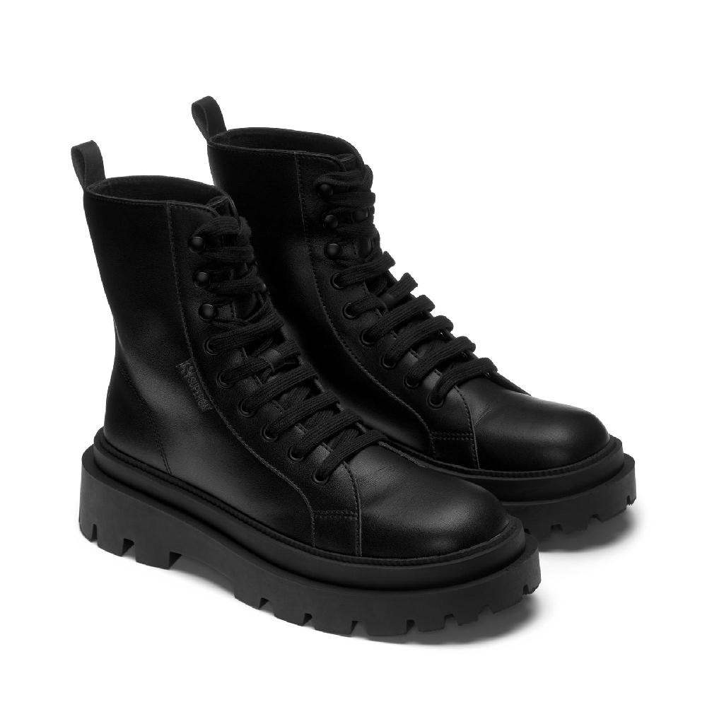 Superga 3051 ALPINA APEX HIGH VEGAN MATERIALTOTAL BLACK Vendita Economica