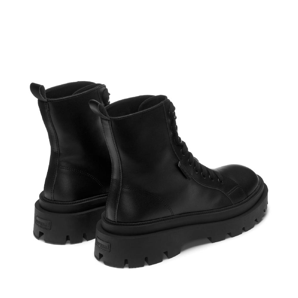 Superga 3051 ALPINA APEX HIGH VEGAN MATERIALTOTAL BLACK Vendita Economica