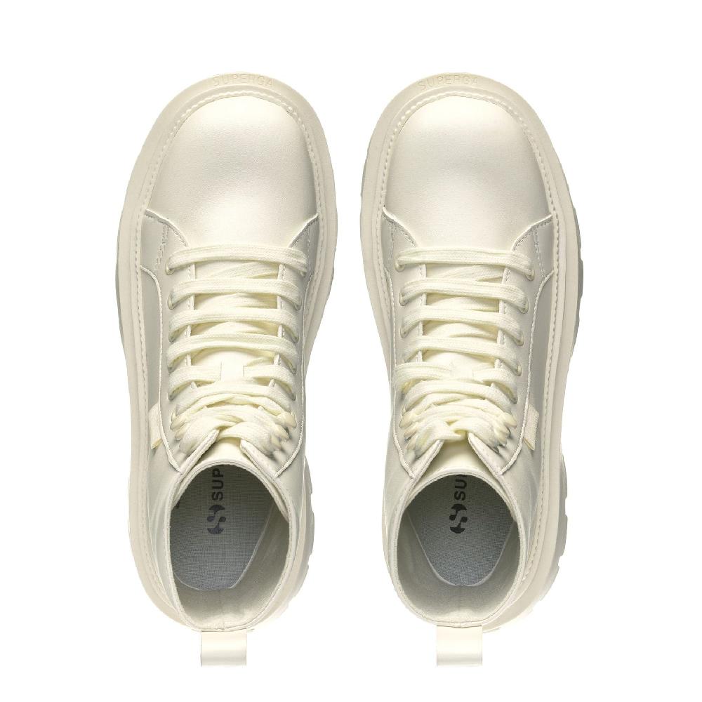 Superga 3051 ALPINA APEX HIGH VEGAN MATERIALTOTAL BEIGE NATURAL Saldi Di Fabbrica