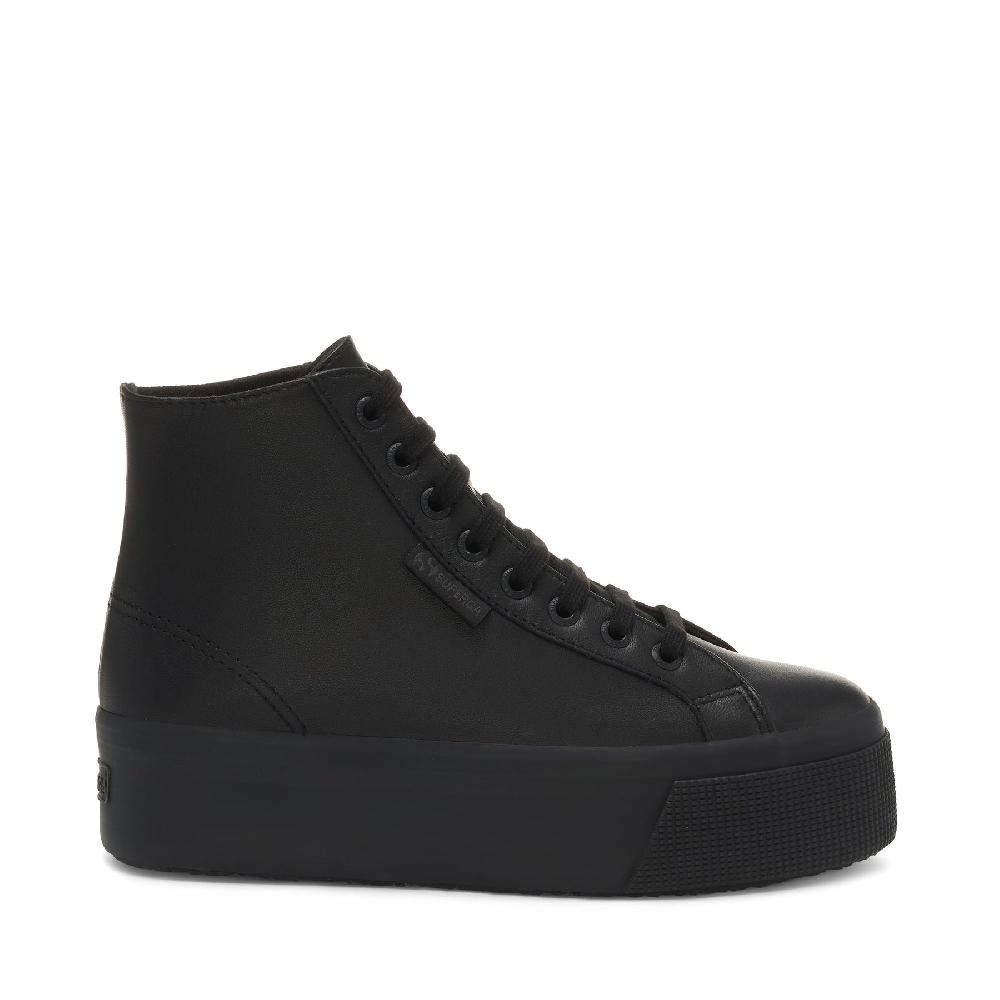 Superga 2708 HI TOP NAPPATOTAL BLACK Vendite Flash