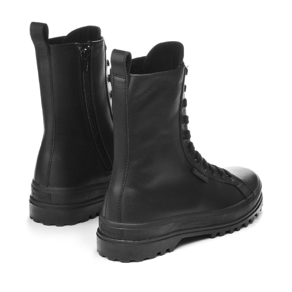 Superga 2641 ALPINA HIGH NAPPATOTAL BLACK Negozio
