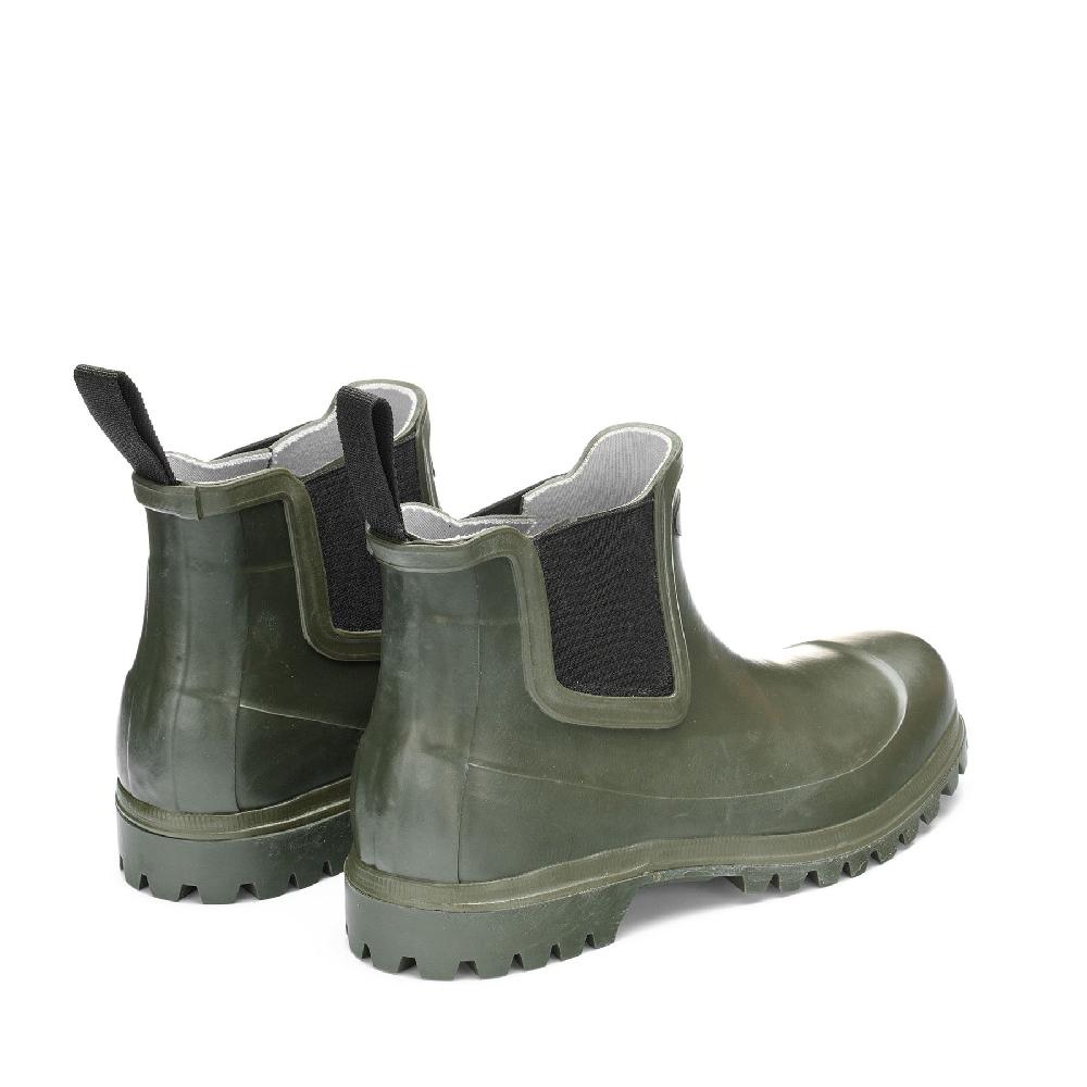 Superga 798 RUBBER BOOTSGREEN SHERWOOD-BLACK In Saldo