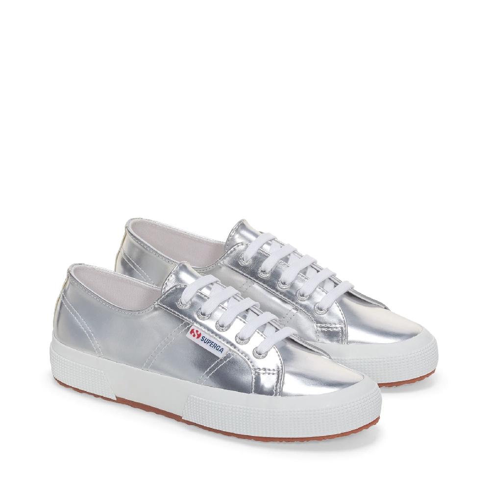 Superga 2750 MIRROR SYNTHETIC MATERIALSILVER Spedizione gratuita