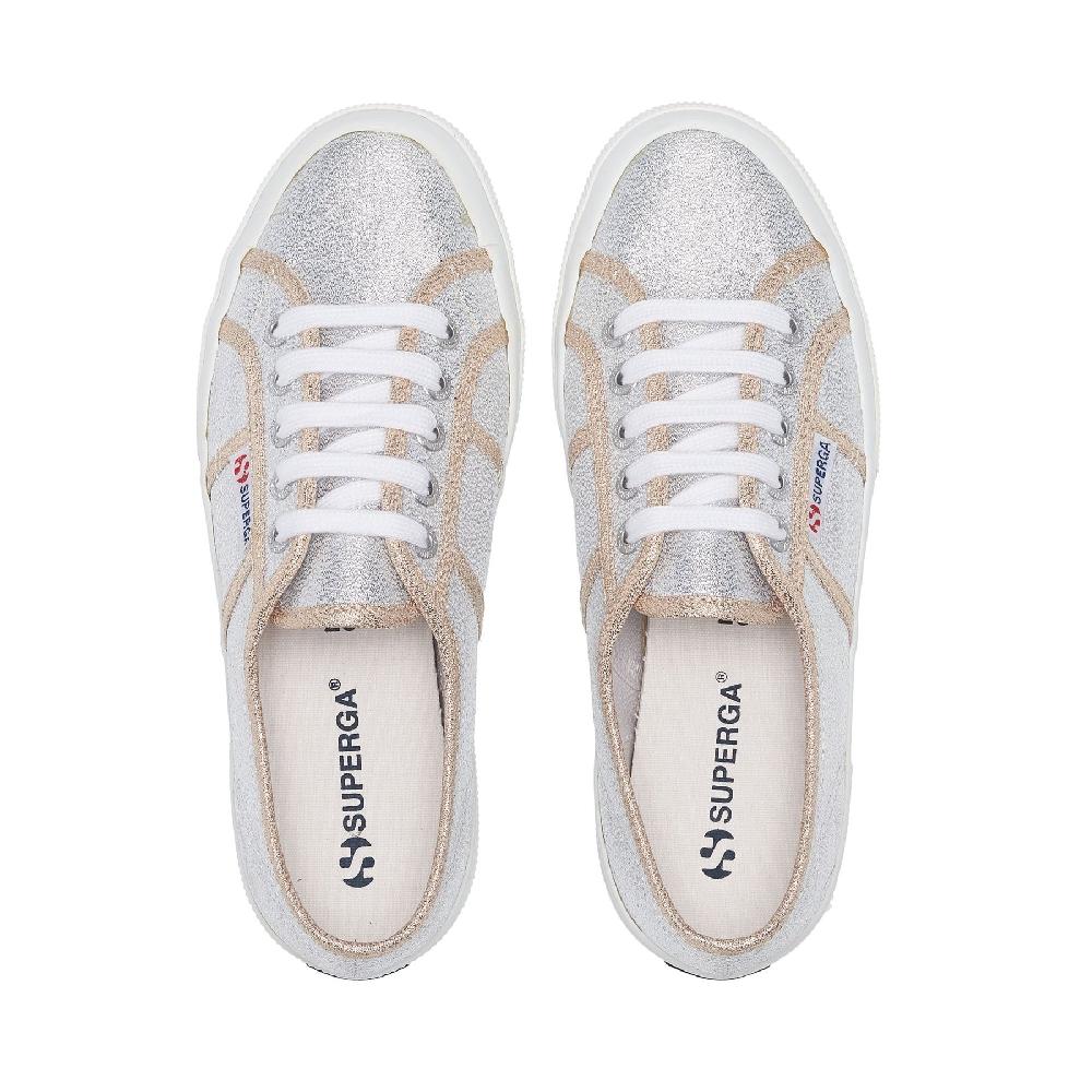 Superga 2750-LAMEWGREY SILVER-GOLD Prezzo di fabbrica