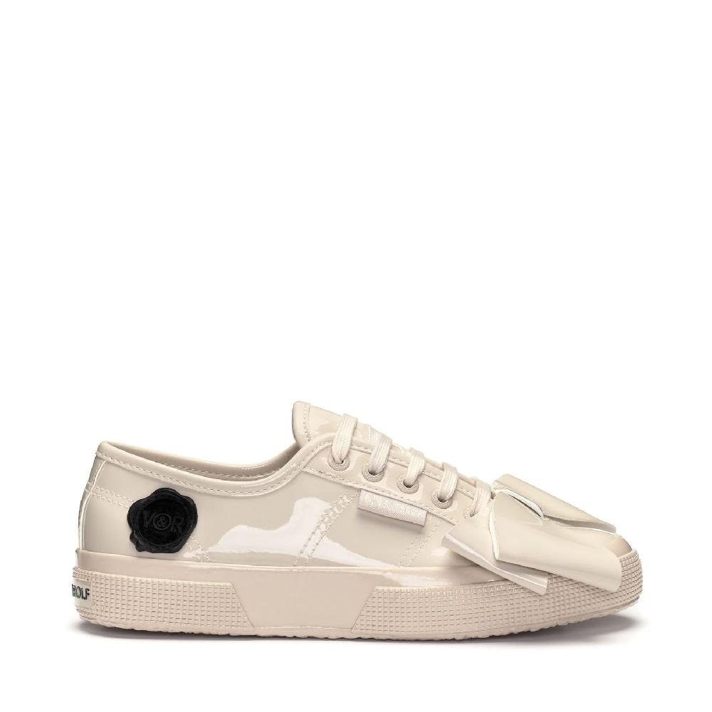 Superga 2750 VEGAN PATENT MATERIALBEIGE Offerta temporanea