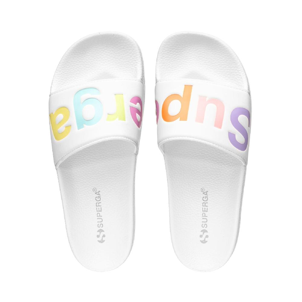 Superga 1908 SLIDES POLYSOFTWHITE-MULTICOLOR Nuovi prodotti