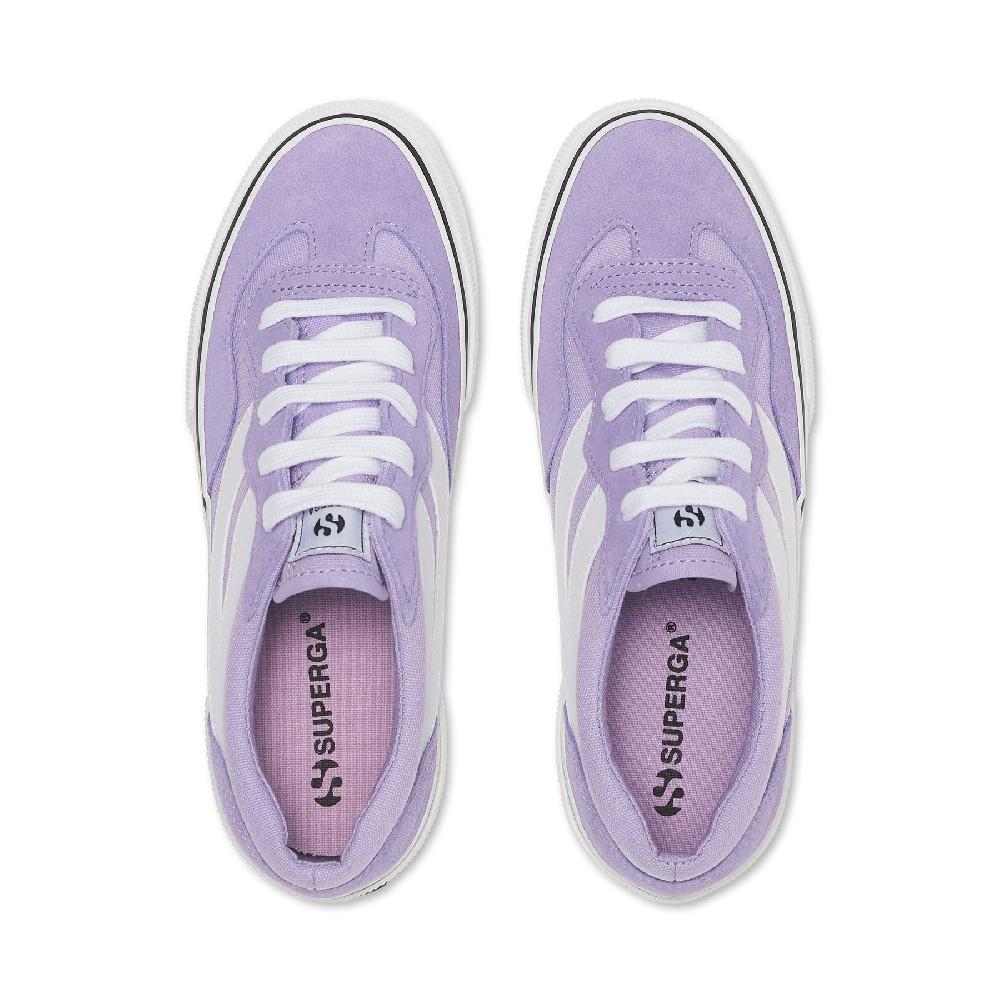 Superga 3041 REVOLLEY COLORBLOCK PLATFORMVIOLET LILLA-WHITE Sconti VIP