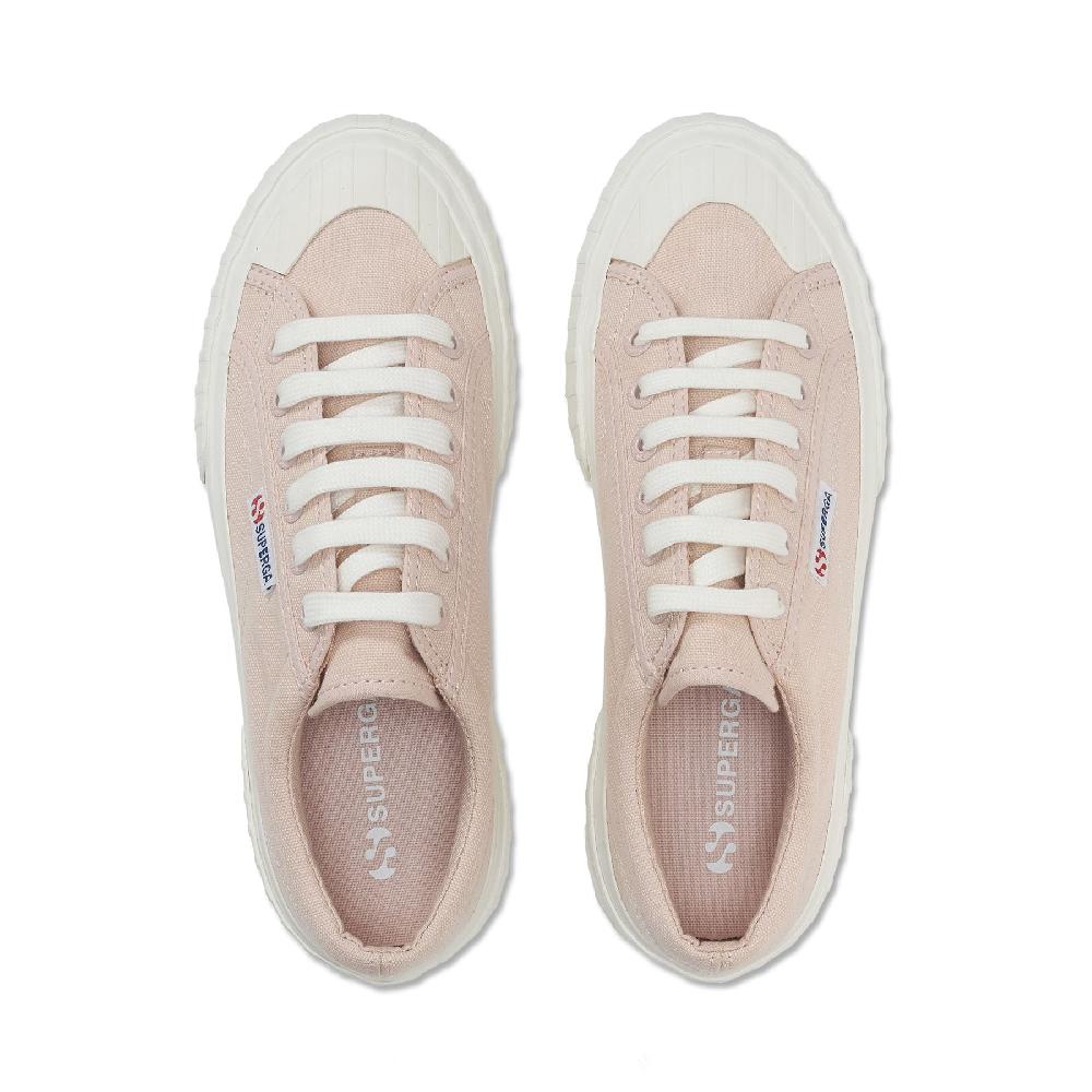 Superga 2631 STRIPE PLATFORMPINK SKIN-F AVORIO Prezzo basso