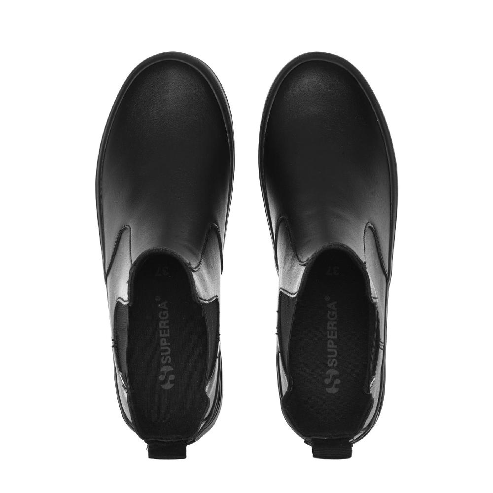 Superga 2678 ALPINA VEGAN MATERIALTOTAL BLACK Ritorno libero