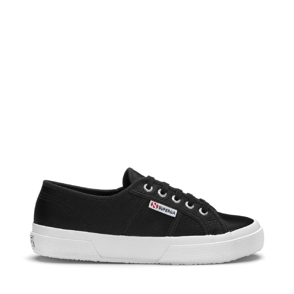 Superga 2750 TUMBLED LEATHERBLACK I Più Venduti