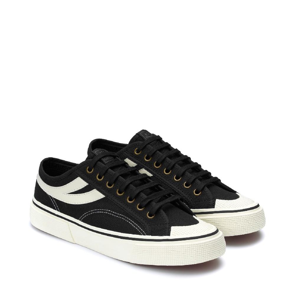 Superga 2750 PANATTA 3.0BLACK-WHITE AVORIO Nuova