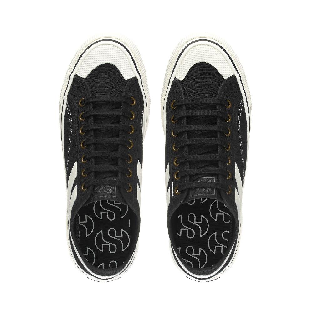 Superga 2750 PANATTA 3.0BLACK-WHITE AVORIO Nuova