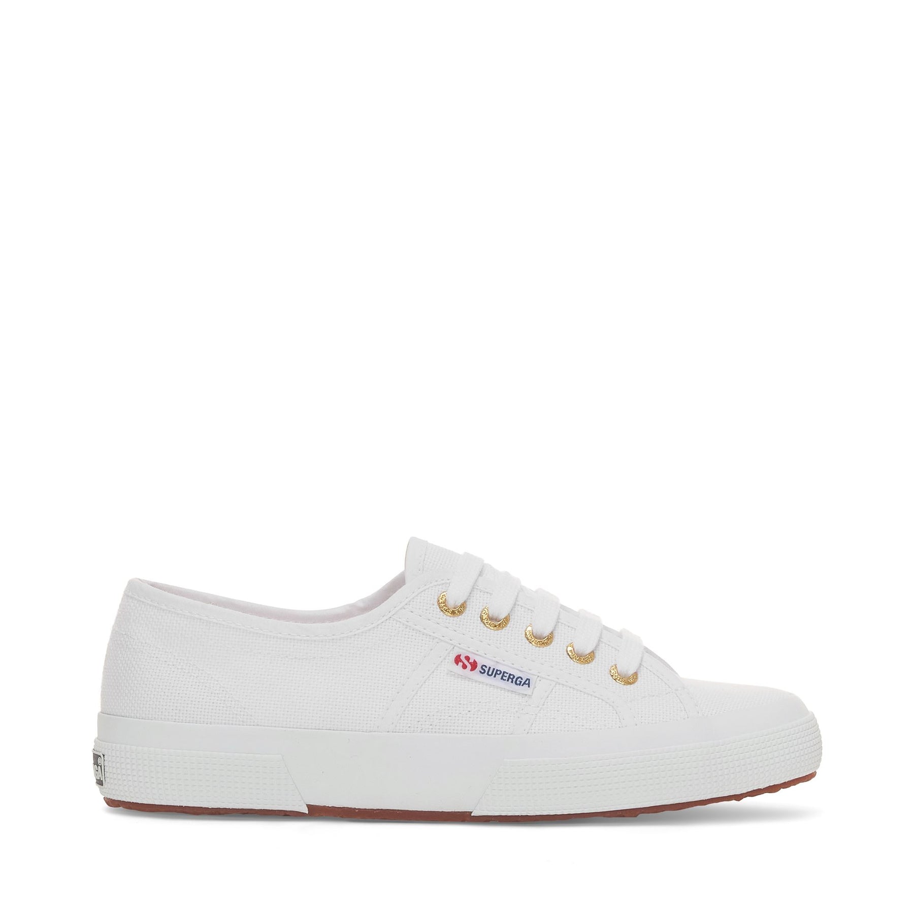 Superga 2750-COTU CLASSICWHITE-GOLD Flash Sale