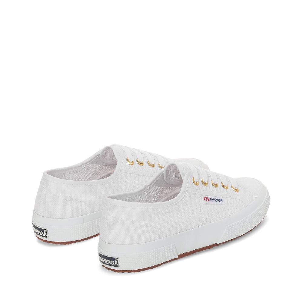 Superga 2750-COTU CLASSICWHITE-GOLD Flash Sale