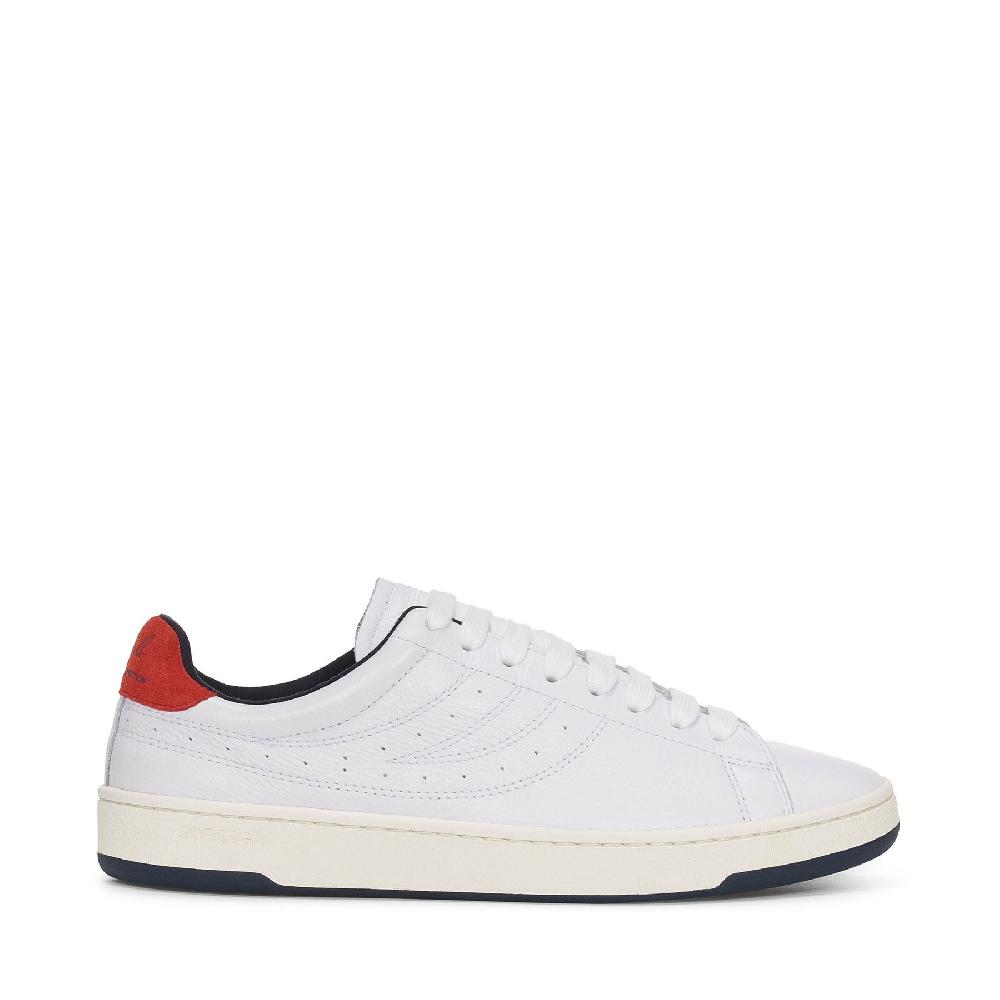 Superga 4833 LENDL MATCHWHITE-NAVY-RED Prezzo basso
