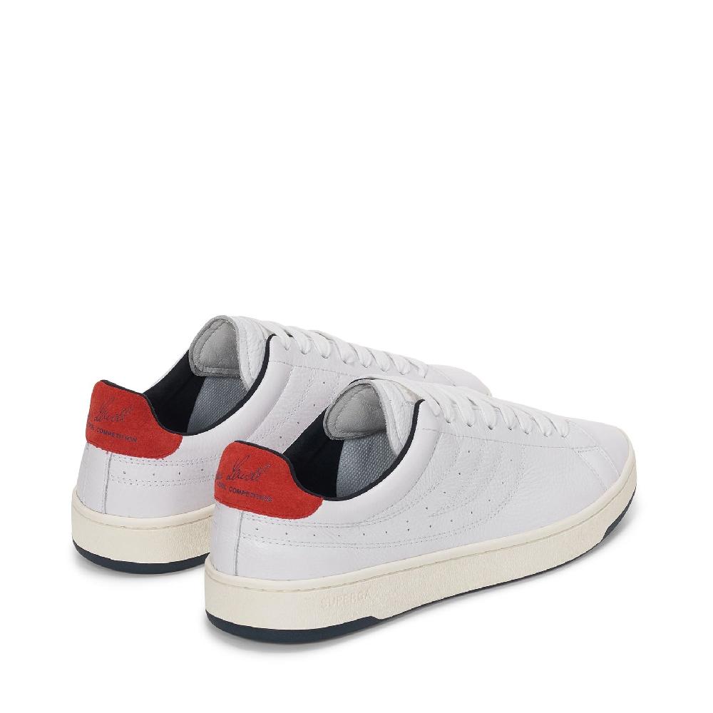 Superga 4833 LENDL MATCHWHITE-NAVY-RED Prezzo basso