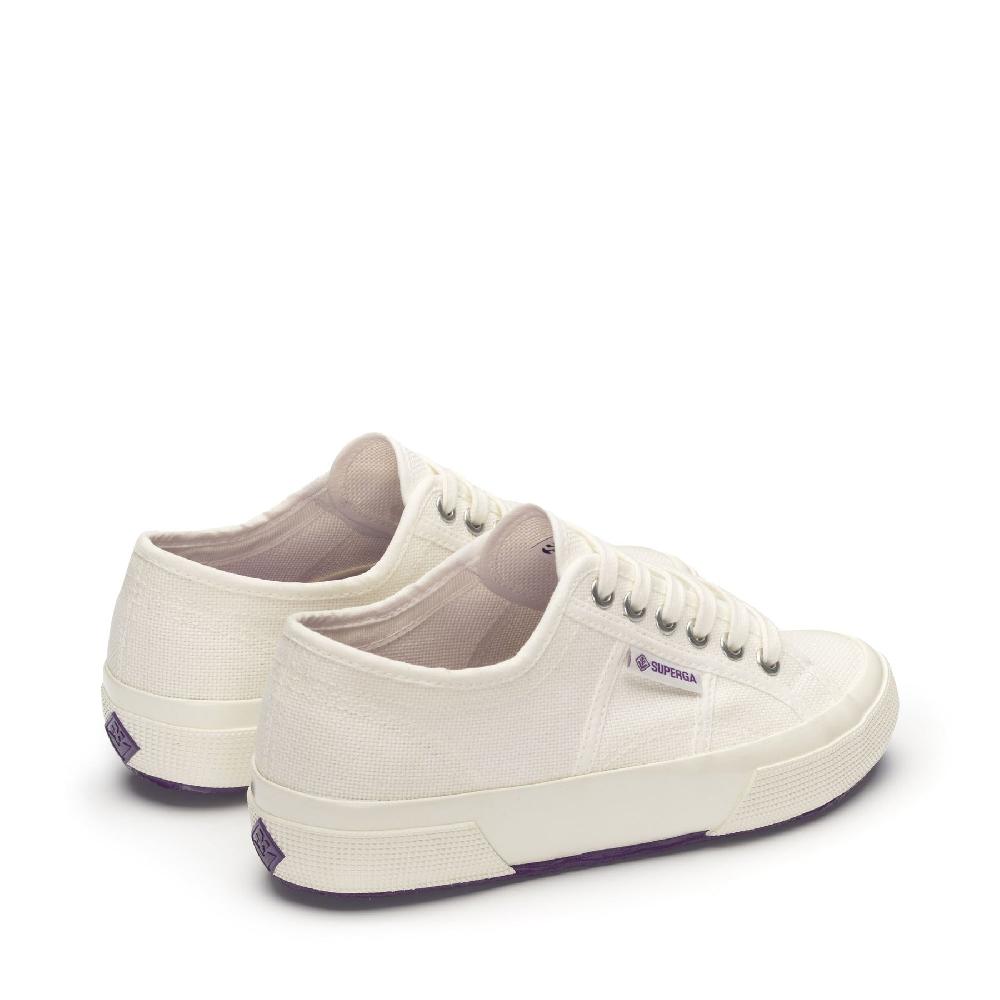 Superga 2750 OG FIORENTINAWHITE AVORIO-PURPLE Ritorno libero