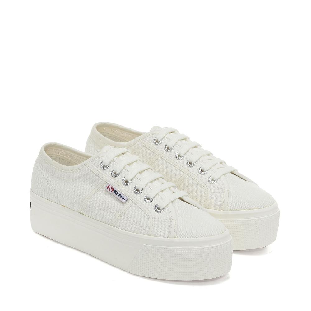 Superga 2790 PLATFORMFULL WHITE AVORIO 2025