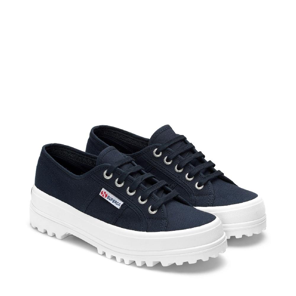 Superga 2555 ALPINANAVY-FWHITE In Linea