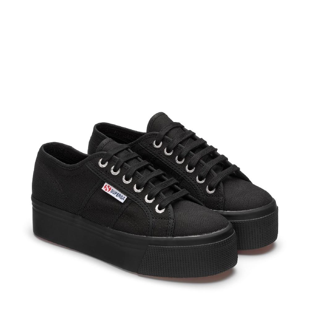 Superga 2790 PLATFORMFULL BLACK Qualità Garantita