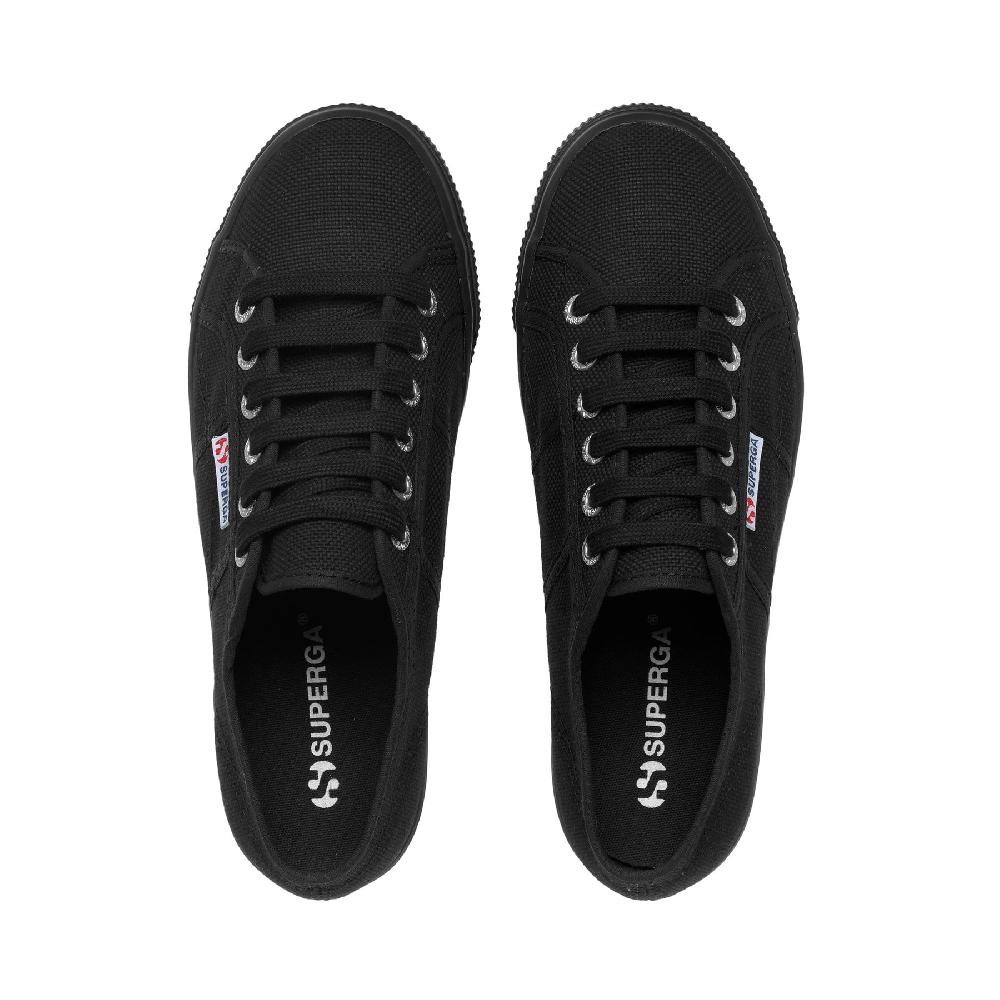 Superga 2790 PLATFORMFULL BLACK Qualità Garantita