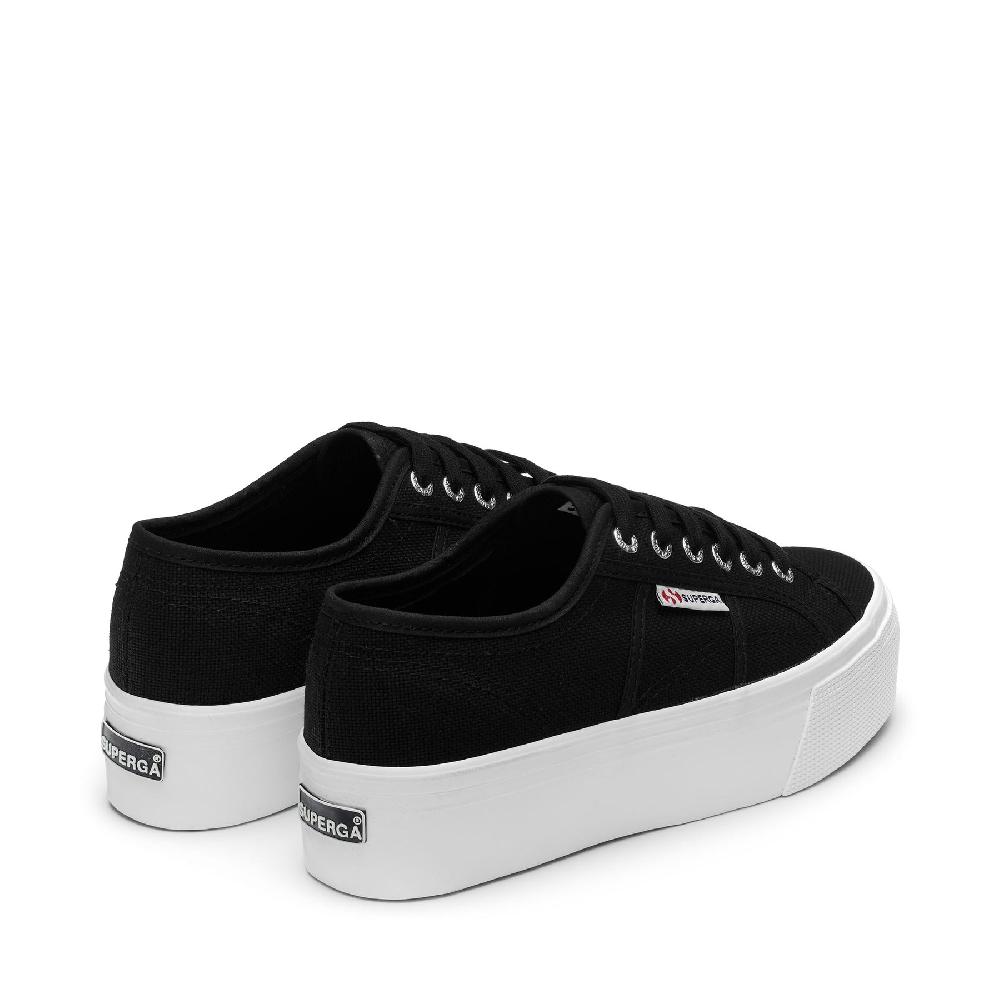 Superga 2790 PLATFORMBLACK-FWHITE Acquista Ora