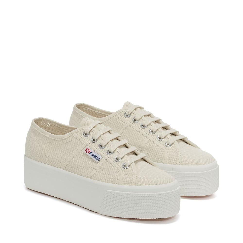 Superga 2790 PLATFORMBEIGE GESSO Consegna Veloce
