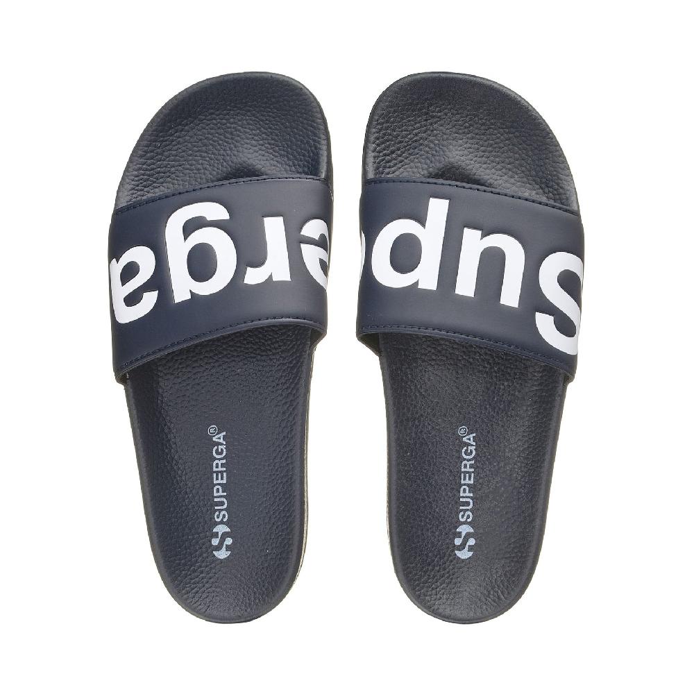 Superga 1908 SLIDES POLYSOFTBLUE NAVY-WHITE Vendita Economica