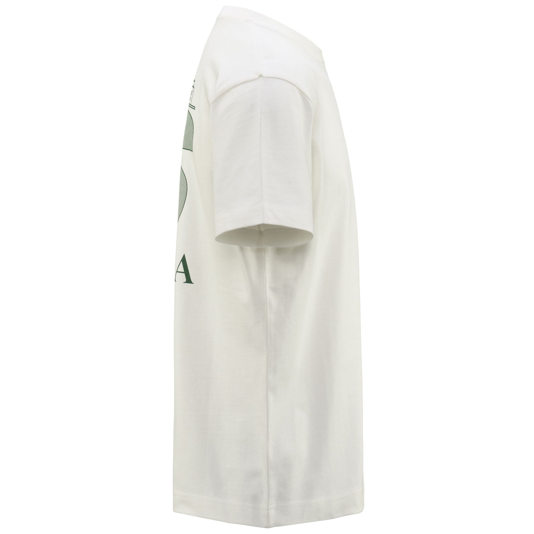 Superga T-SHIRT SUPERGA CLUBHOUSEWHITE AVORIO-GREEN Offerta Giorno del Papà